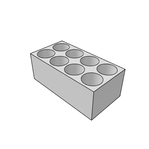 Battery organizer generator: the part as it comes