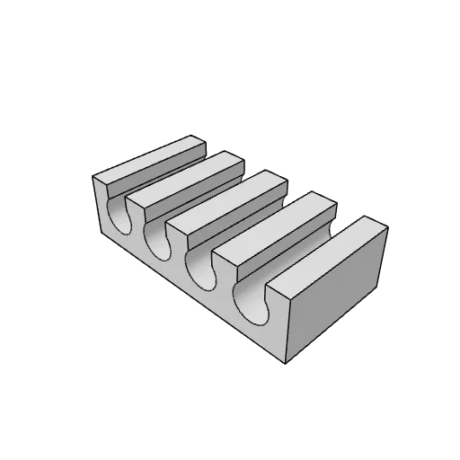 Cable organizer generator: the part as it comes