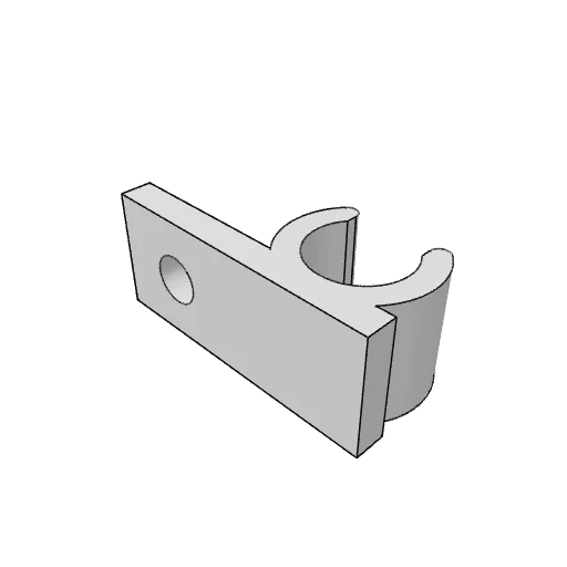 Cable clip generator: the part as it comes