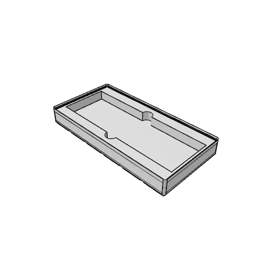Gridfinity caliper bin generator: the part as it comes