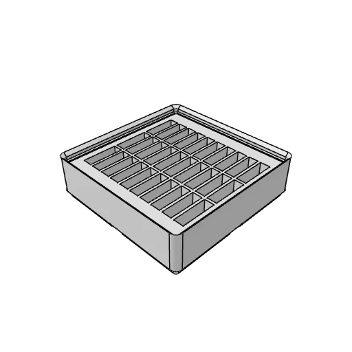 Gridfinity blade fuse bin generator: the part as it comes