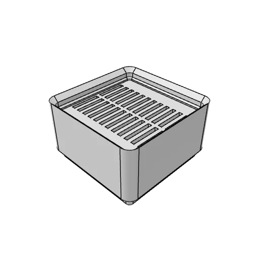 Gridfinity microSD card bin generator: the part as it comes