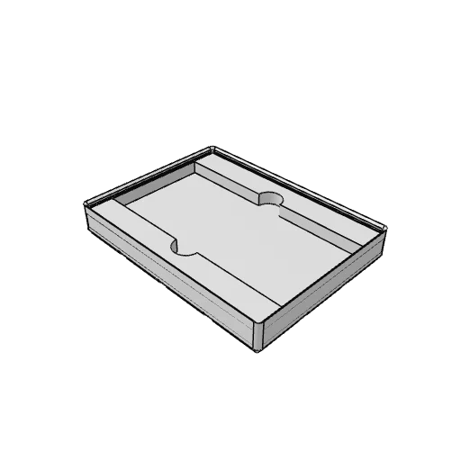 Gridfinity phone bin generator: the part as it comes