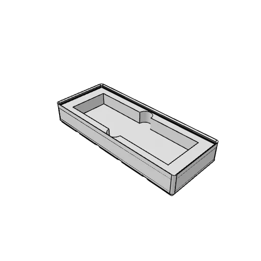 Gridfinity pliers bin generator: the part as it comes