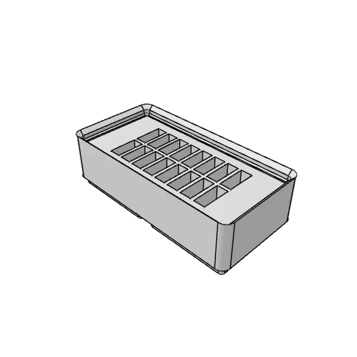 Gridfinity USB stick bin generator: the part as it comes