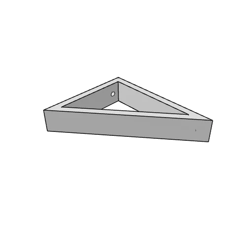 Shelf bracket generator: the part as it comes