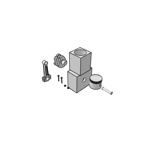 Single-cylinder engine kit: the part as it comes