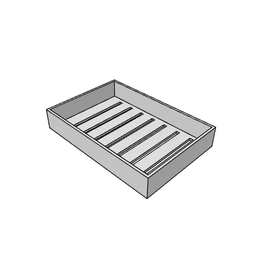 Soap dish generator: the part as it comes